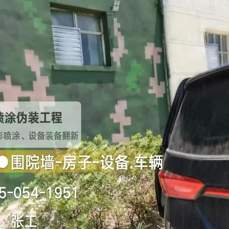 榆林数码迷彩漆施工